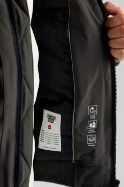 Jacket Jeffe Jr gevoerde bomber jacket met capuchon