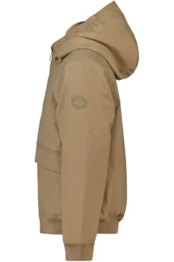 Jacket Jeffe Jr gevoerde bomber jacket met capuchon