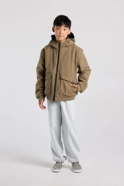 Jacket Jeffe Jr gevoerde bomber jacket met capuchon