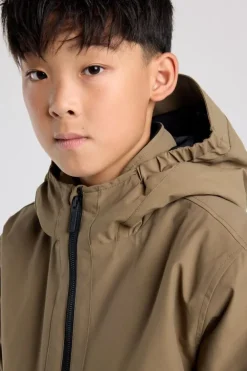 Jacket Jeffe Jr gevoerde bomber jacket met capuchon