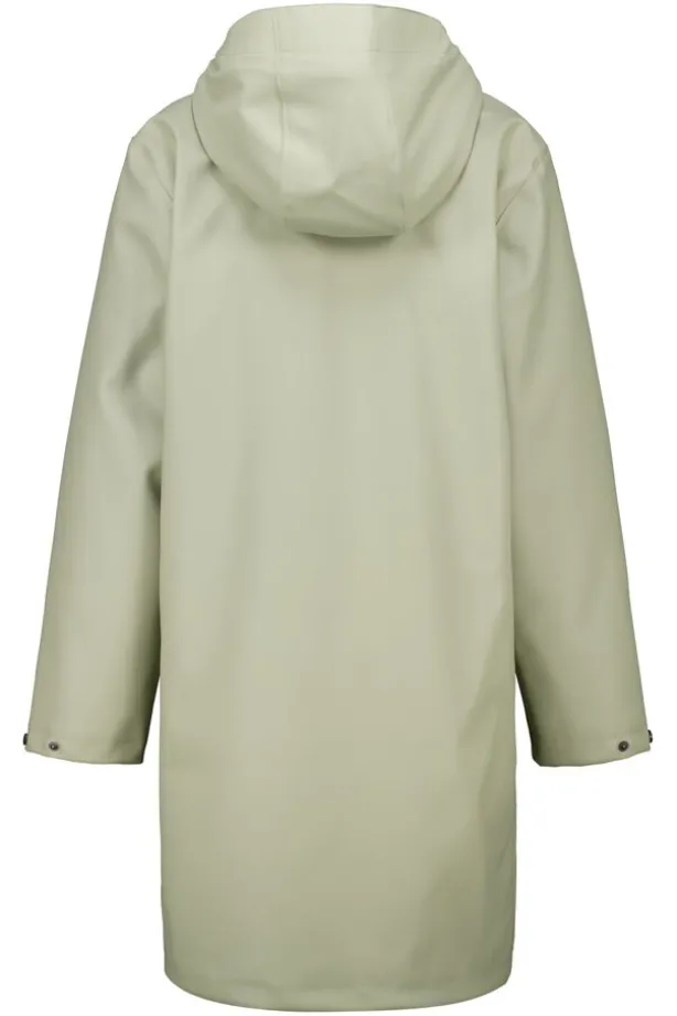 Janah Teddy lange regenjas met capuchon en teddy voering