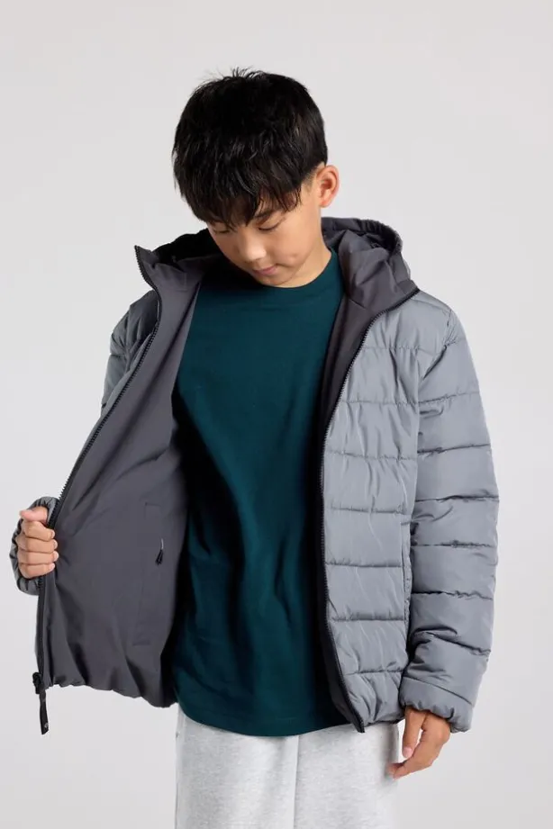 Jas Jeremy Jr reversible jas met capuchon