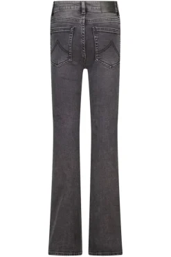 Jeans Emily flare Jr Flared jeans met knoop- en ritssluiting