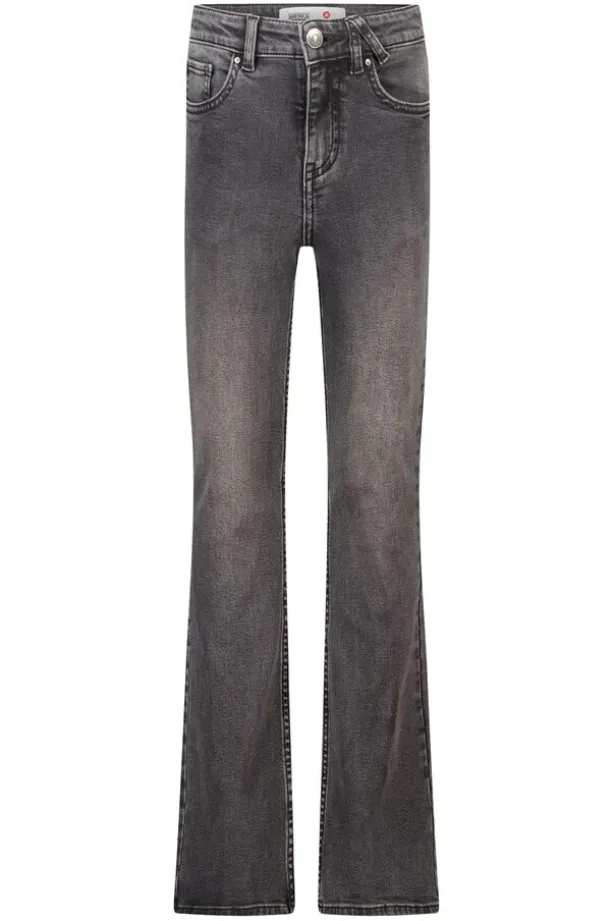 Jeans Emily flare Jr Flared jeans met knoop- en ritssluiting