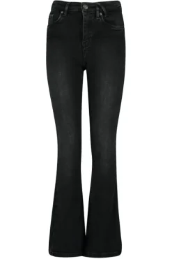 Jeans Emily flare Jr Flared jeans met knoop- en ritssluiting