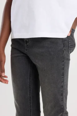 Jeans Emily flare Jr Flared jeans met knoop- en ritssluiting