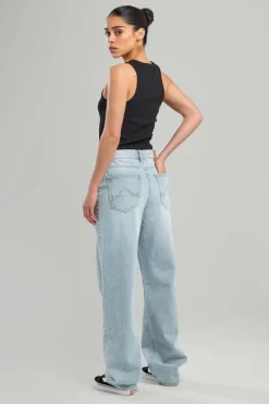 Jeans Irvine High waist jeans met rechte broekspijpen
