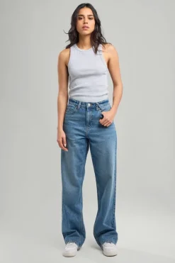 Jeans Irvine High waist jeans met rechte broekspijpen
