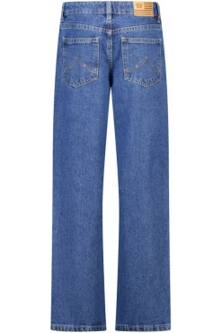 Jeans Michigan Jr loose fit jeans met studs op zakken en zijnaden