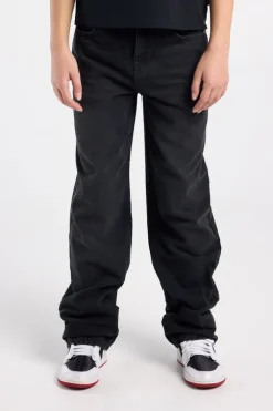 Jeans Phoenix Jr loose fit jeans met ster patches