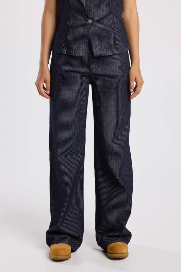 Jeans Tampa jeans met wide fit en rechte pijpen