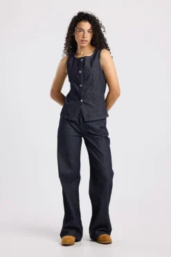 Jeans Tampa jeans met wide fit en rechte pijpen