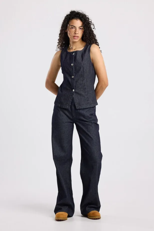 Jeans Tampa jeans met wide fit en rechte pijpen