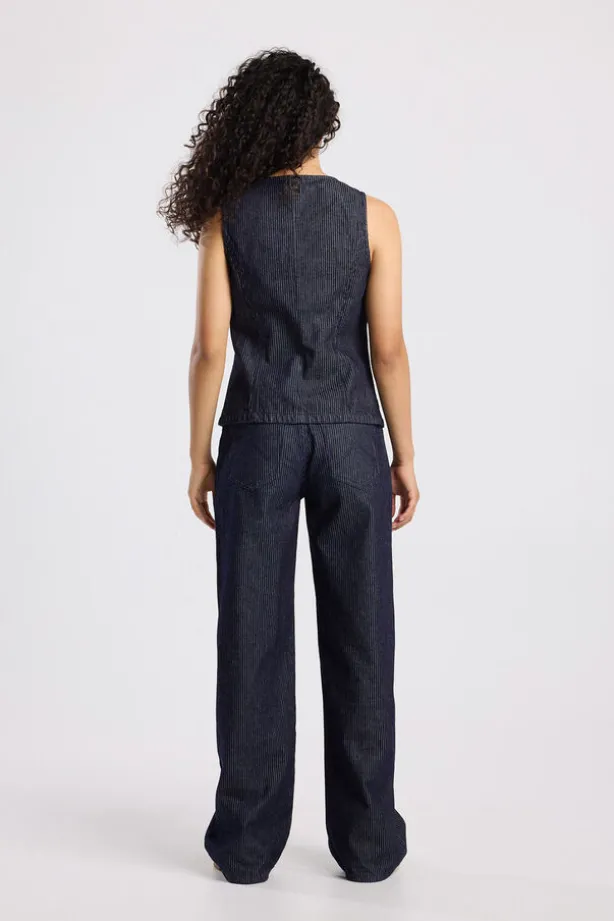 Jeans Tampa jeans met wide fit en rechte pijpen
