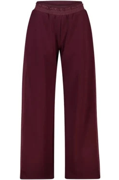 Joggingbroek Camelia joggingbroek met geweven details en elastische tailleband