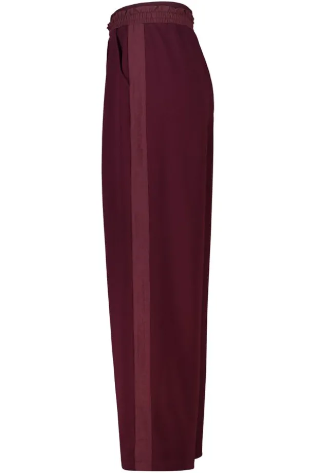 Joggingbroek Camelia joggingbroek met geweven details en elastische tailleband