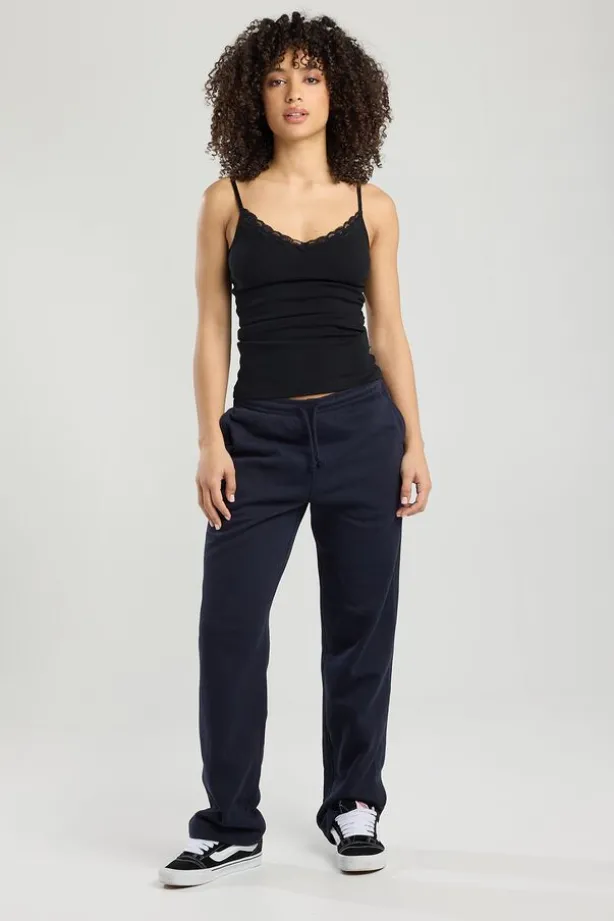 Joggingbroek Cara Sweatbroek met twee zijzakken heeft een tailleband met trekkoord