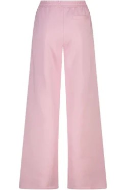 Joggingbroek Carrie wide leg joggingbroek met plooien en tailleband