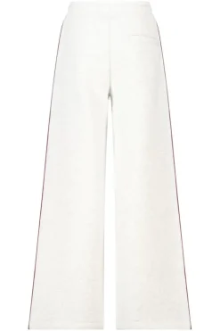 Joggingbroek Cassia Jr wide leg joggingbroek met bordeaux piping