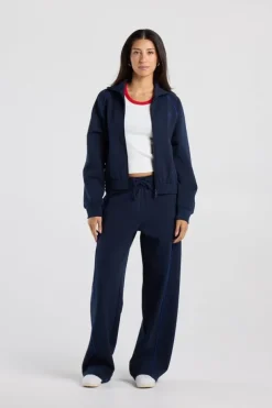 Joggingbroek Cath loose fit joggingbroek met piping