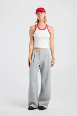 Joggingbroek Cecilia joggingbroek met bandplooien voor