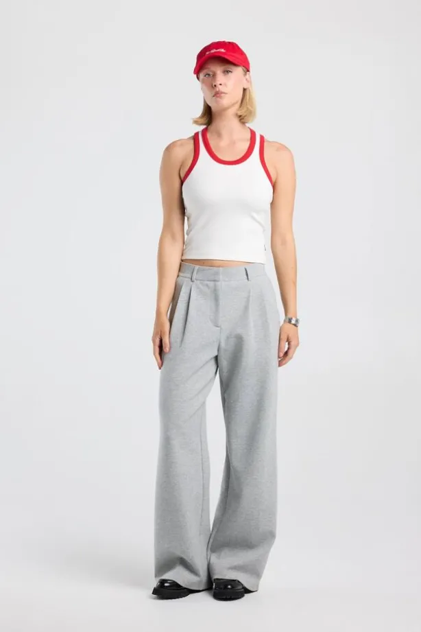 Joggingbroek Cecilia joggingbroek met bandplooien voor