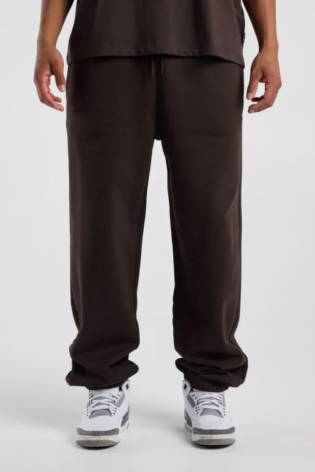 Joggingbroek Colin joggingbroek met loose fit en geborduurd logo