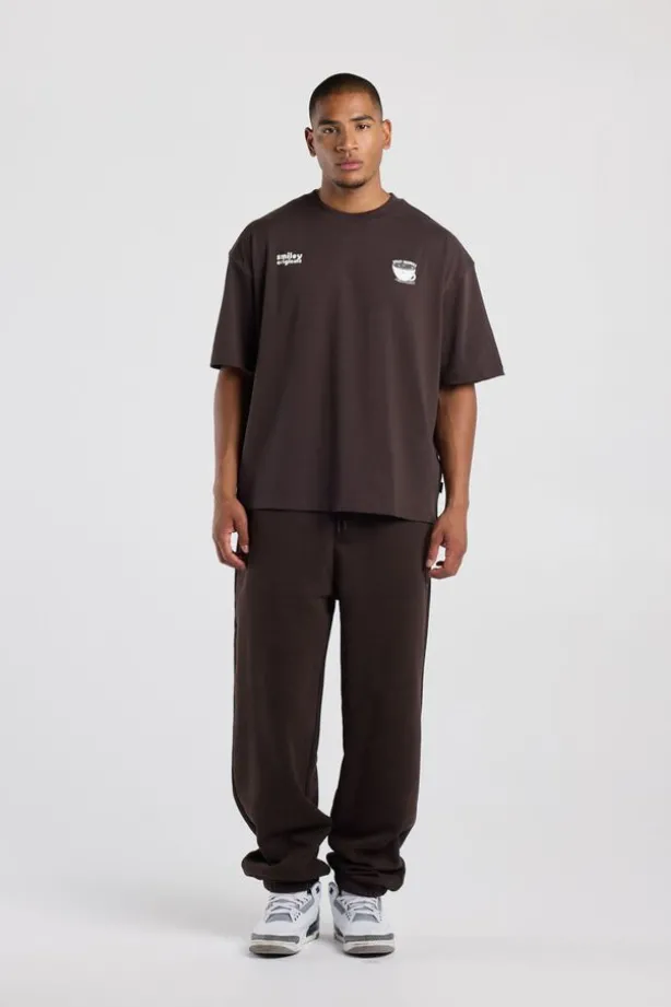 Joggingbroek Colin joggingbroek met loose fit en geborduurd logo