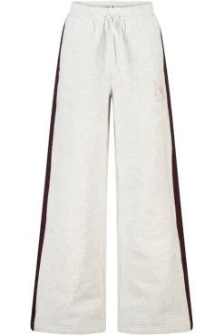 Joggingbroek Cristy Jr wide leg joggingbroek met zijstreep en embroidery