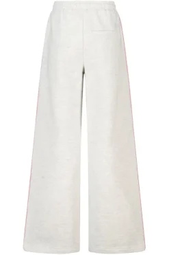 Joggingbroek Cristy Jr wide leg joggingbroek met zijstreep en embroidery