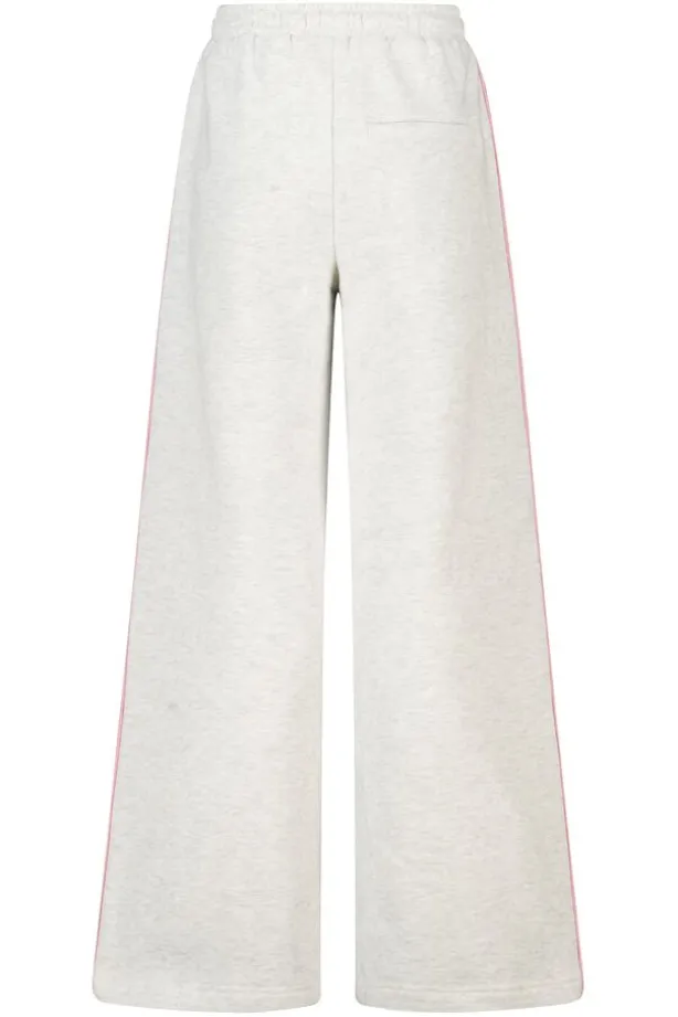 Joggingbroek Cristy Jr wide leg joggingbroek met zijstreep en embroidery