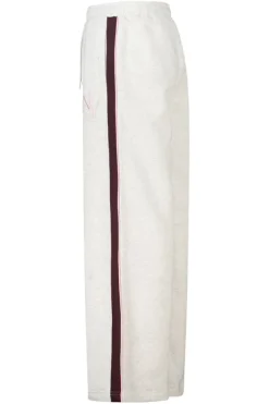 Joggingbroek Cristy Jr wide leg joggingbroek met zijstreep en embroidery