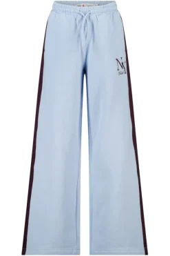 Joggingbroek Cristy Jr wide leg joggingbroek met zijstreep en embroidery