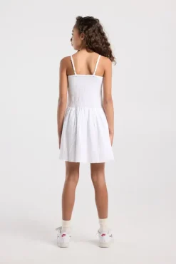 Jurk Dorian Jr lichte linnen jurk met smock top