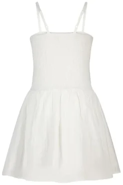 Jurk Dorian Jr lichte linnen jurk met smock top