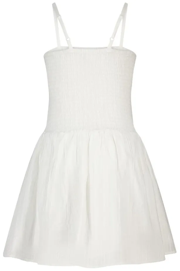 Jurk Dorian Jr lichte linnen jurk met smock top