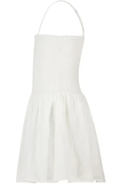 Jurk Dorian Jr lichte linnen jurk met smock top