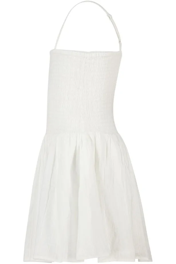 Jurk Dorian Jr lichte linnen jurk met smock top