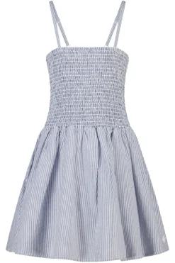 Jurk Dorian Jr lichte linnen jurk met smock top