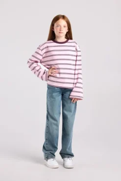 Longsleeve Lexi Jr oversized gestreepte longsleeve