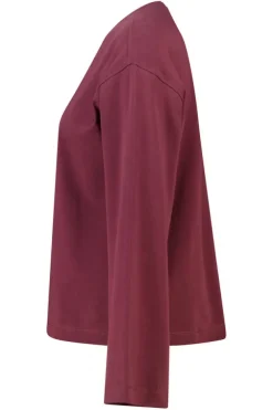 Longsleeve Lilly dames longsleeve met ronde hals en wijde mouwen