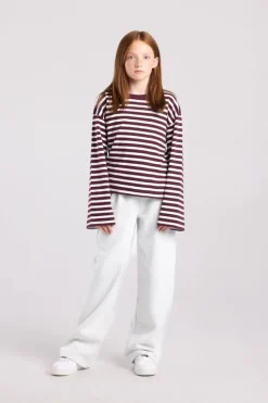 Longsleeve Lilly Jr gestreepte longsleeve van stevige interlock