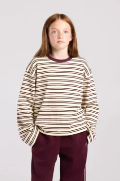 Longsleeve Lilly Jr gestreepte longsleeve van stevige interlock