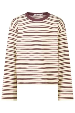 Longsleeve Lilly Jr gestreepte longsleeve van stevige interlock