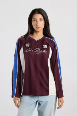 Longsleeve Livy sportieve longsleeve met V-hals