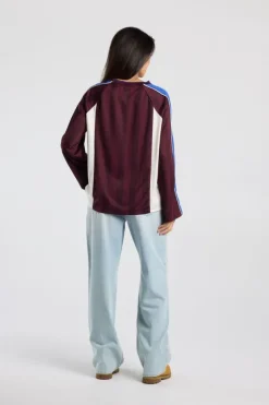 Longsleeve Livy sportieve longsleeve met V-hals