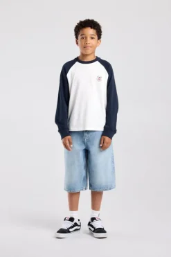 longsleeve t-shirt Lewis Jr longsleeve t-shirt met colorblock design