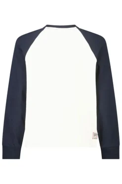 longsleeve t-shirt Lewis Jr longsleeve t-shirt met colorblock design