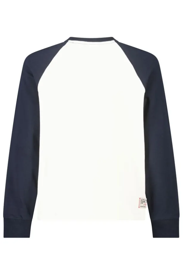 longsleeve t-shirt Lewis Jr longsleeve t-shirt met colorblock design