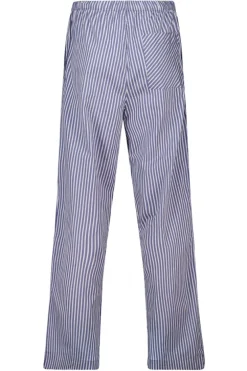 Lounge pants Lio gestreepte lounge pants met elastische tailleband